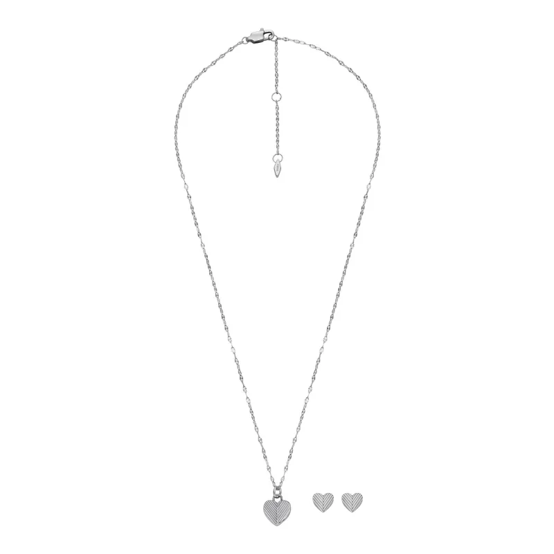Dámska darčeková súprava oceľových šperkov Fossil JF04669SET