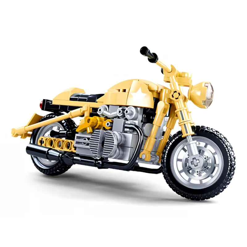 Sluban Sluban Model Bricks M38-B0959 Armádna motorka