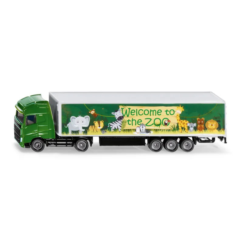SIKU Blister - Ťahač so skriňovým návesom, mierka 1:87