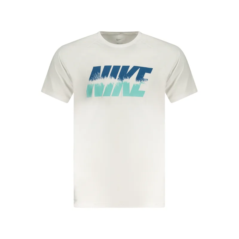 Pánske Tričko s krátkym rukávom NIKE - Biela Farba: Biela, Veľkosť: M
