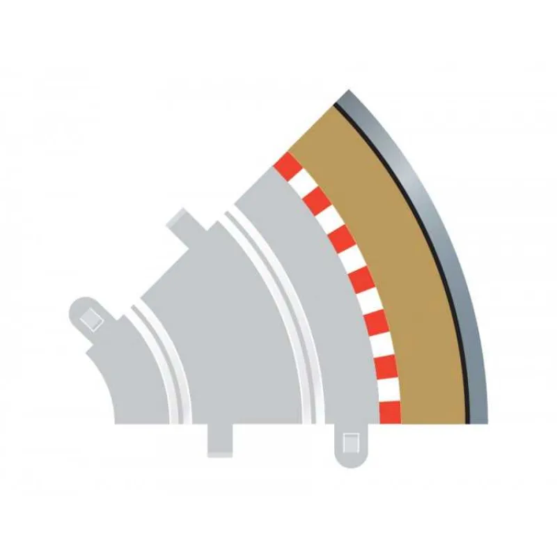 Scalextric Rozšírenie trate SCALEXTRIC C8240 - Radius 1 Outer Border/Barriers