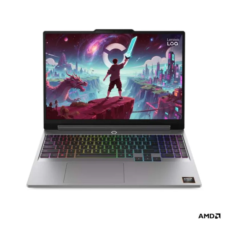 Lenovo LOQ 15AHP11 Ryzen 7 250/AI/16GB/SSD 512GB/15,3"/IPS/WQXGA/180Hz/400nitů/RTX5070 8GB/RJ45/bezADPT/bez OS/šedá (83TN0084CK)