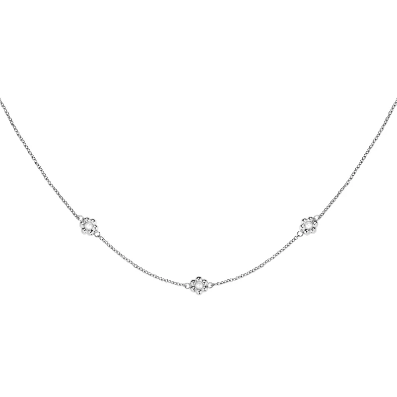 Náhrdelník Rosefield strieborný Daisy Flower JNDFS-J673