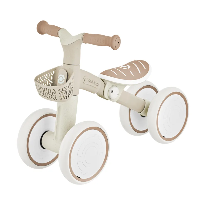 GLOBBER Odrážadlo pre najmenších LEARNING BIKE ECOLOGIC, coconut