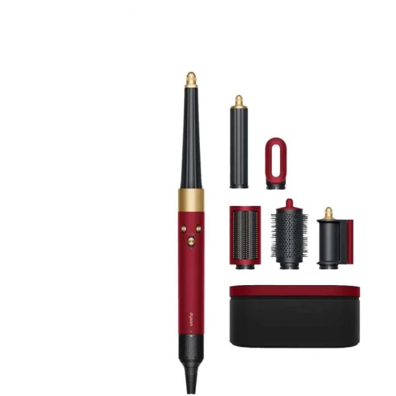 Dyson Airwrap HS08 i.d. Straight+Wavy multistyler a vysoušeč vlasů Red Velvet/Gold, Bluetooth, Coanda, 6 nástavců (596926-01)