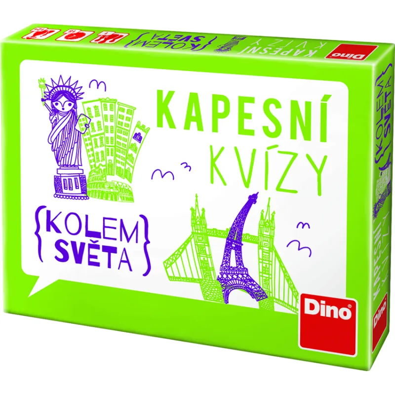 Dino Pocket Quizzes - cestovateľská hra okolo sveta