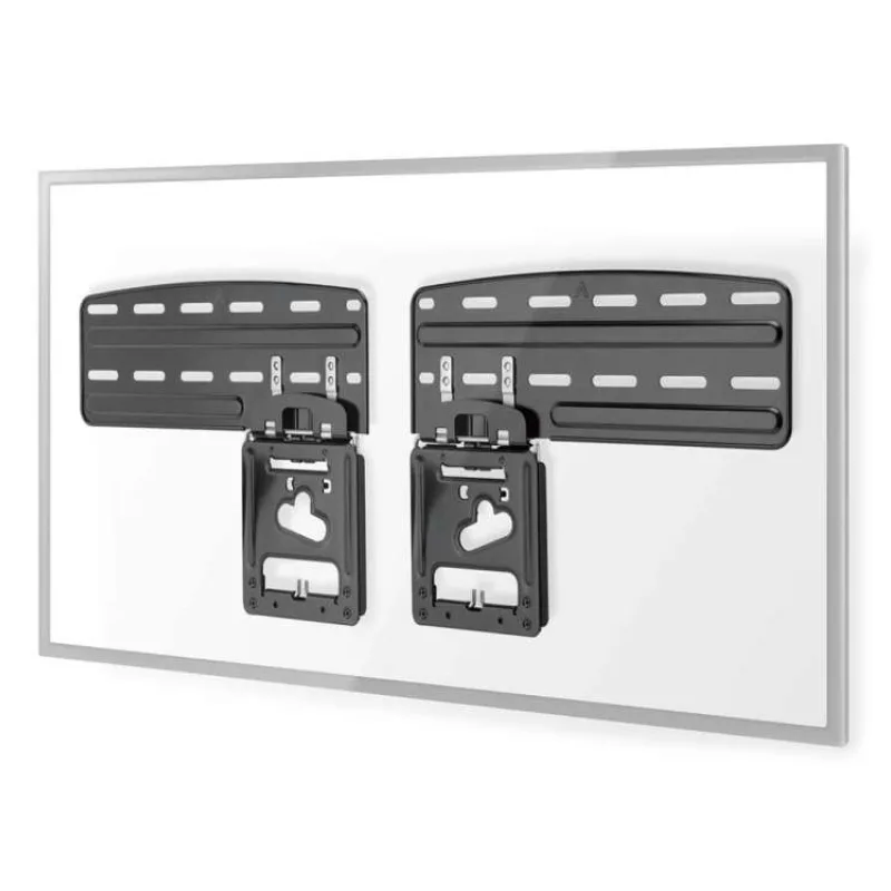 NEDIS nástěnný TV držák/ 43 - 85"/ nosnost 60 kg/ vzdálenost od stěny 7,50 mm/ fixní/ ocel/ černý (TVWM5065BK)