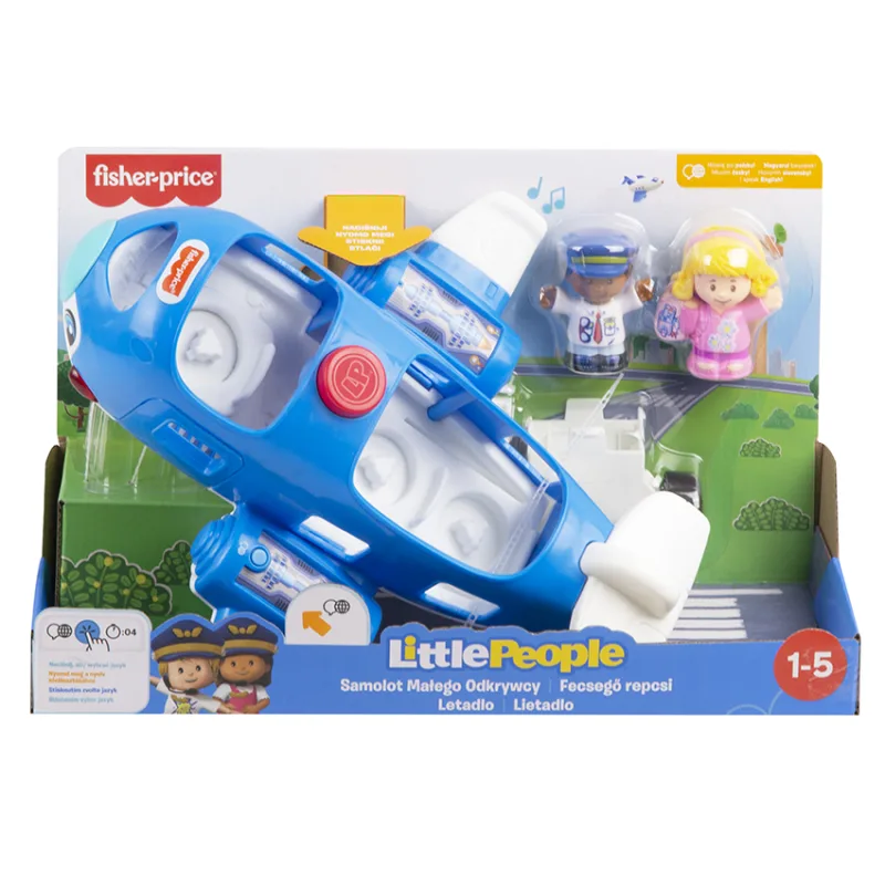 Fisher Price Lietadlo Fisher Price CZ/SK/ENG/HU/PL
