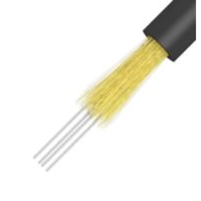 OEM 24vláken 9/125 optický kabel G.657A SM černý LSOH KDP DROP FTTx 7036