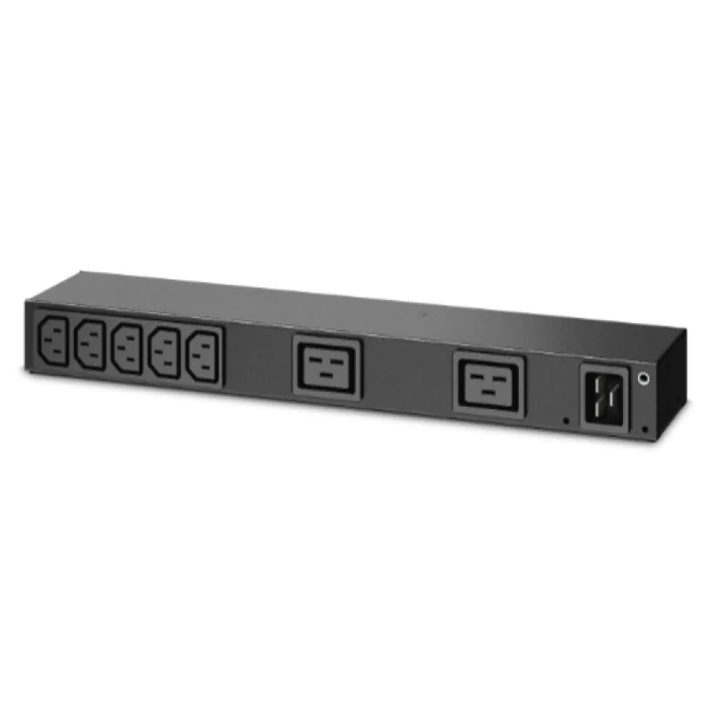 Rack PDU, Basic, 0U/ 1U, 100-240V/ 20A, 220-240V/ 16A, (7) C13, (2) C19…