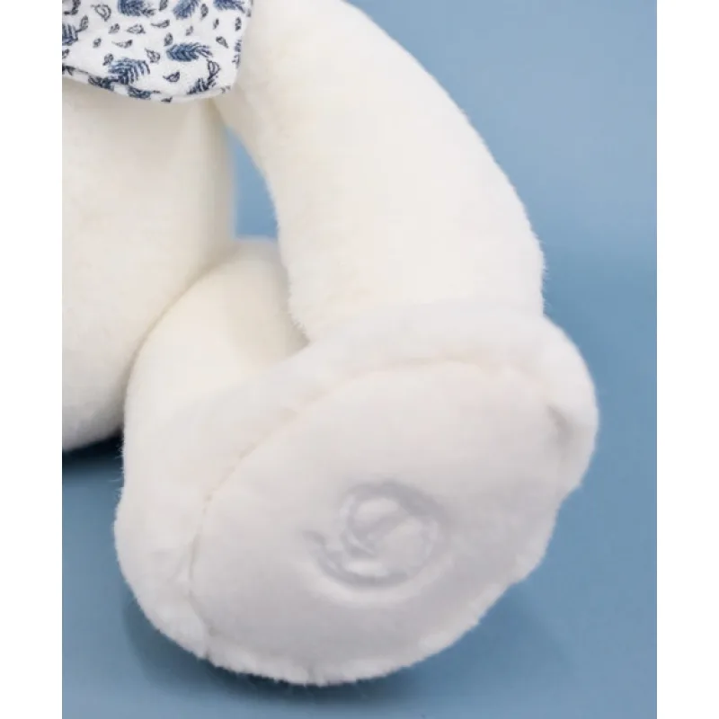 Doudou et Compagnie Paris Doudou Plyšový medvedík biely 25 cm