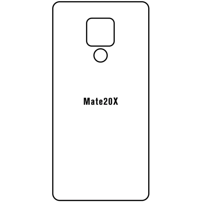 Sunshine Huawei Mate 20 X Zadná Hydrogél ochranná fólia Strih: Zadná časť 1, Typ fólie: Matná