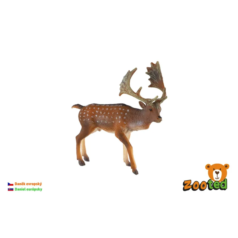 ZOOted Daněk európsky zooted plast 13cm