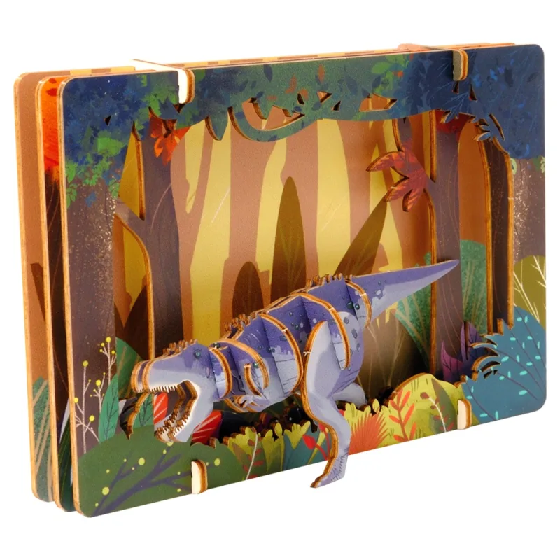 EscapeWelt EscapeWelt 3D drevené puzzle Tyrannosaurus