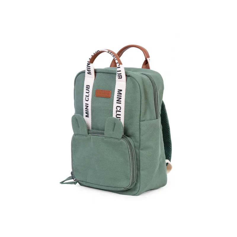Childhome Detský batoh Mini Club Signature Green