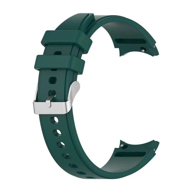 Silikónový remienok pre Samsung Galaxy Watch 4, 5, 6, 7 - zelený 20 mm ESES 1530002278