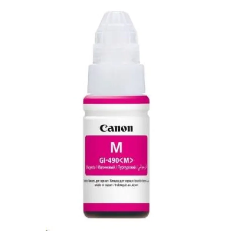 Canon BJ INK GI-490 M (purpurová atramentová fľaša) 0665C001//BAZAR