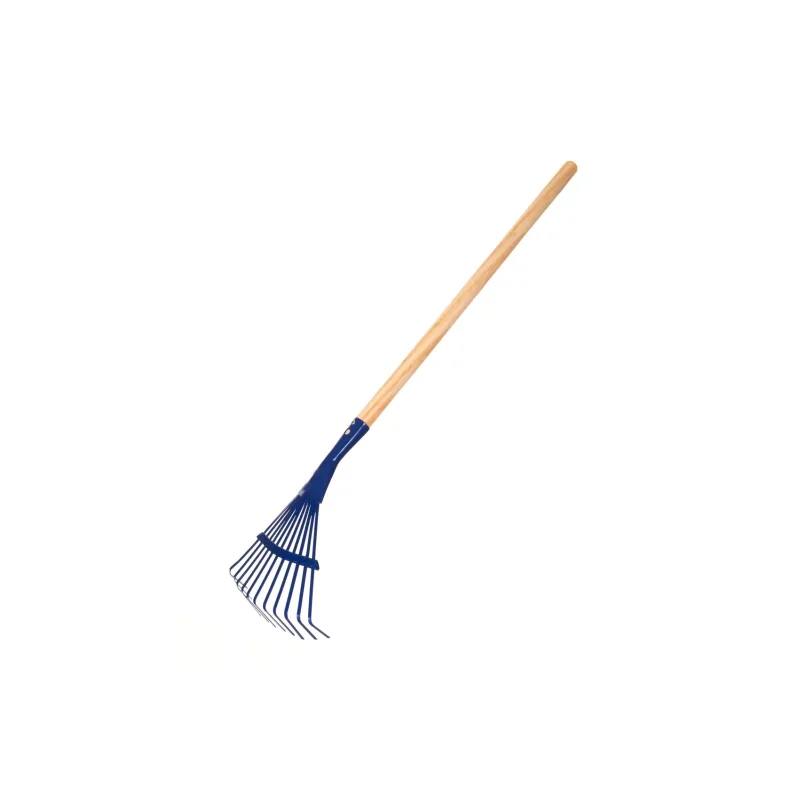 Hrable planžetové modré s násadou kov/drevo 80cm náradie