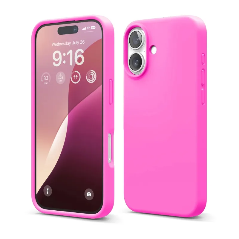 Elago kryt Silicone Case pre iPhone 16 - Ice Red ES16SC61-IRED