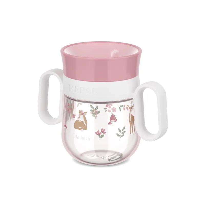 Little Dutch Hrnček trénovací 360 ° 200 ml 6m + Fairy Garden