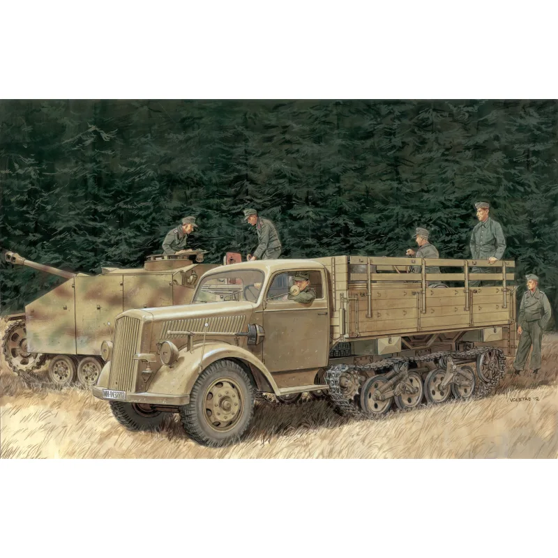 Dragon Model Kit military 6761 - SD.KFZ.3a MAULTIER HALF-TRACK (1:35)