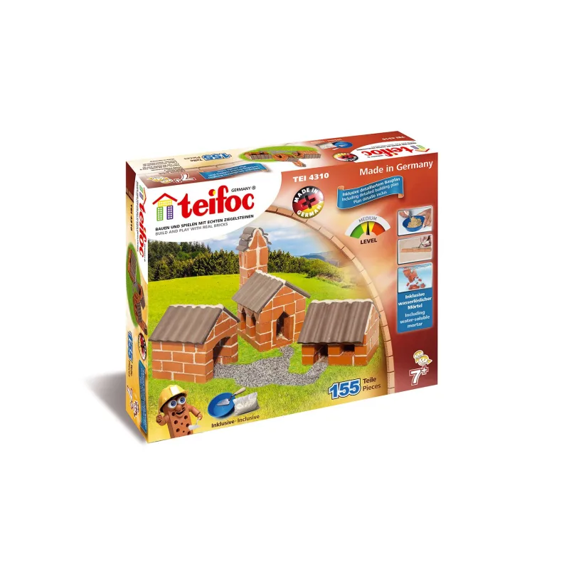 Směr Smer Stavebnica Teifoc Dedina 155ks v krabici 35x29x8cm