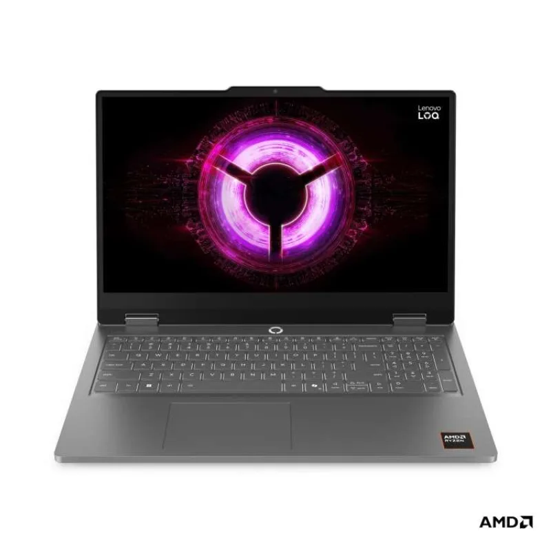 Lenovo LOQ Essential 15ARP11 Ryzen 5 150/16GB/SSD 512GB/15,6"/IPS/FHD/144Hz/300nitů/RTX5050 8GB/bezADPT/bez OS/šedá (83VA0030CK)