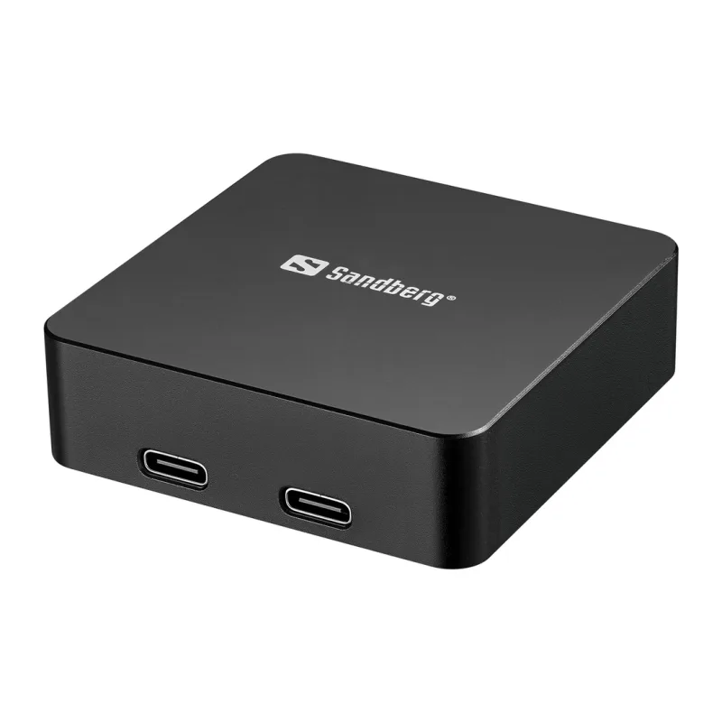 NONAME Sandberg 3in1 Magnet Powerbank 5000 mAh, magnetická powerbanka s bezdrátovým nabíjením, černá 421-28