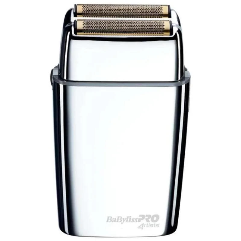 BaByliss PRO FXFS2E planžetový holicí strojek, stříbrný, celokovové provedení, dvojitá planžeta, síťový i aku provoz (FXFS2E)