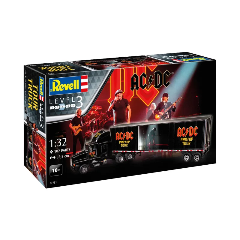 Revell Plastic ModelKit truck 07731 - AC/DC Tour Truck "Power Up" (1:32)