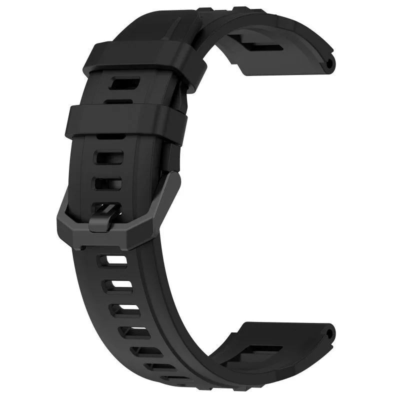 Silikonový řemínek pro Xiaomi Amazfit T-Rex Ultra - Černý ESES 1530004258