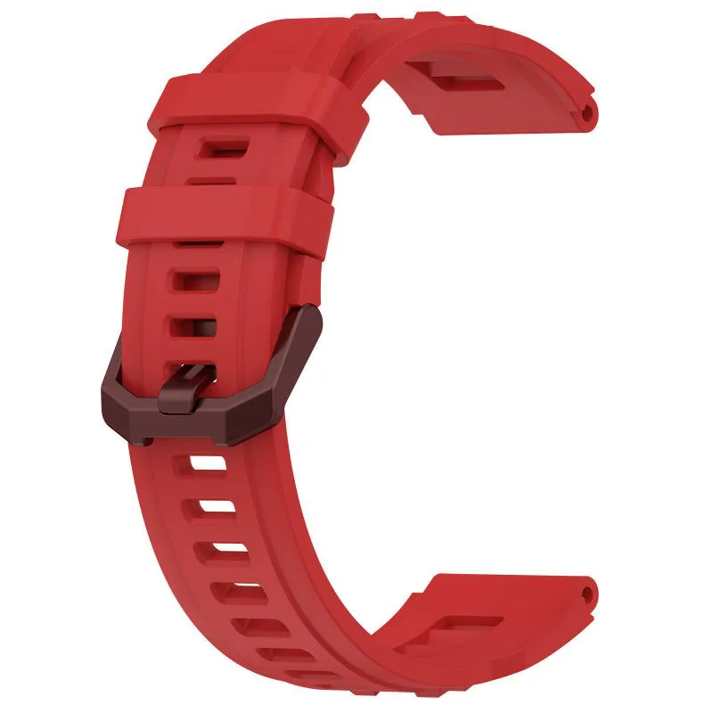 Silikonový řemínek pro Xiaomi Amazfit T-Rex Ultra - Červený ESES 1530004261