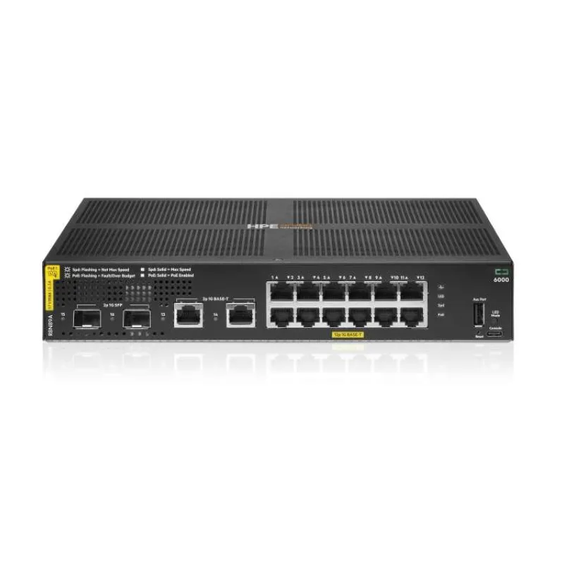 HPE Aruba Networking CX 6000 12G Class4 PoE (R8N89B) (R8N89B)