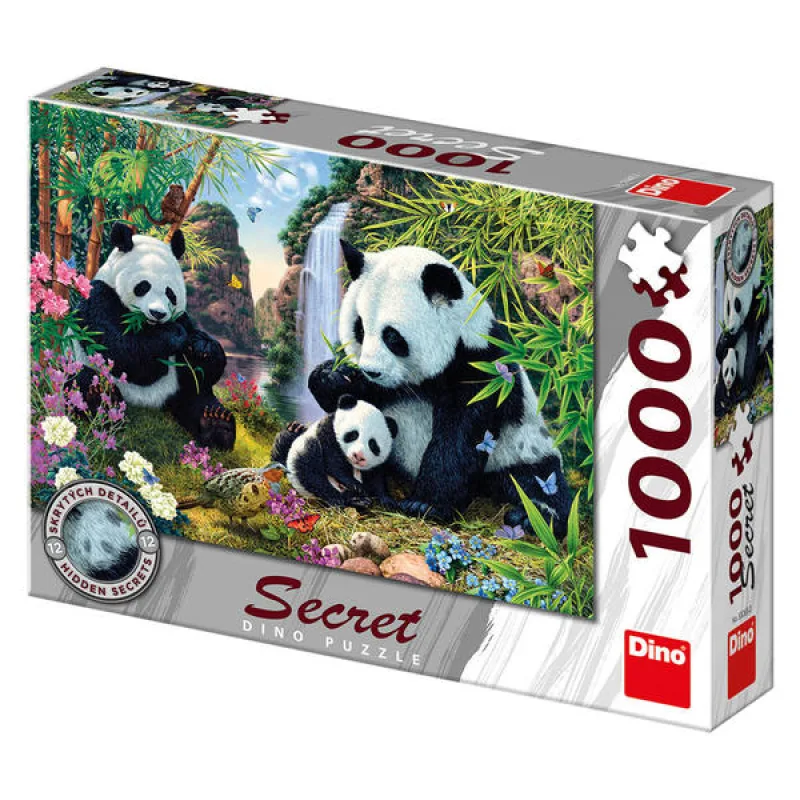 Dino PANDY 1000 secret collection Puzzle NOVÉ