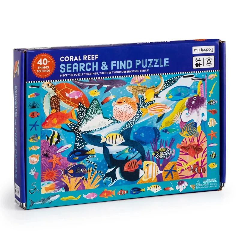 Mudpuppy Mudpuppy Puzzle Koralový útes 64 dielikov