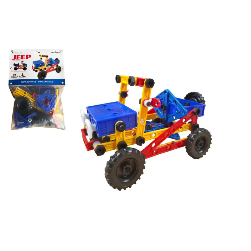 Kaden Stavebnica Variant Mini Jeep v sáčku 22x37cm