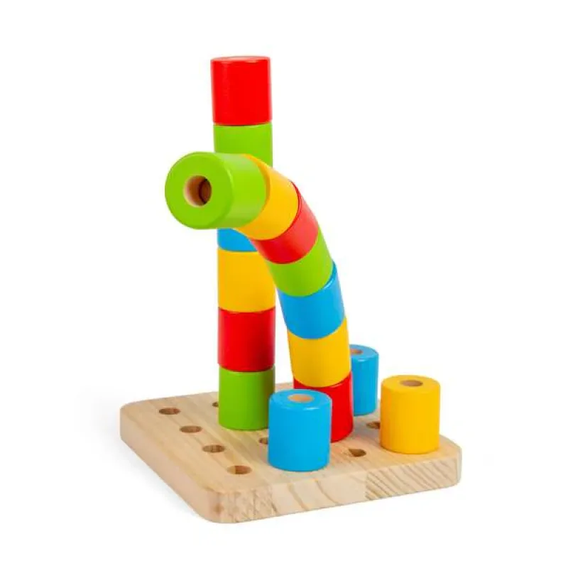 Bigjigs Toys Bigjigs Toys Balančné valčeky na podstavcii - poškodený obal