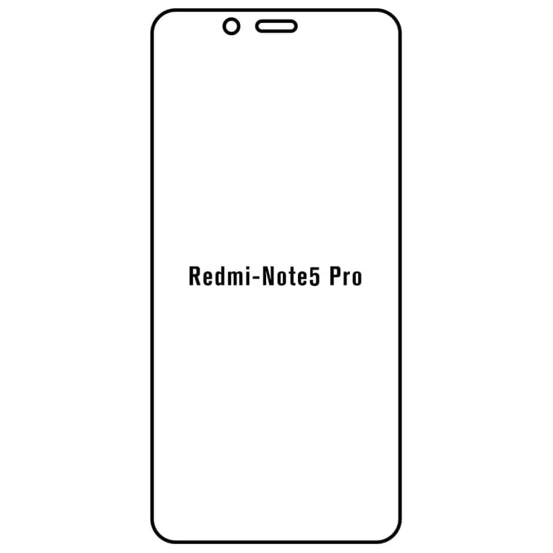 Sunshine Xiaomi Redmi Note 5 Pro Predná Hydrogél ochranná fólia Strih: Predná 1, Typ fólie: Anti-Spy (Privacy)