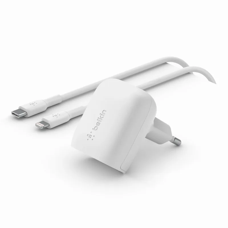Belkin Boost Charge USB-C Wall Charger 20W + 1m USB-C/Lightning kábel…