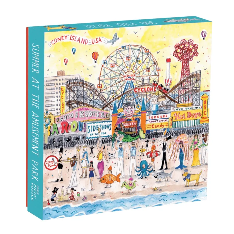 Galison Galison Puzzle Leto v zabavnom parku 500 dielikov
