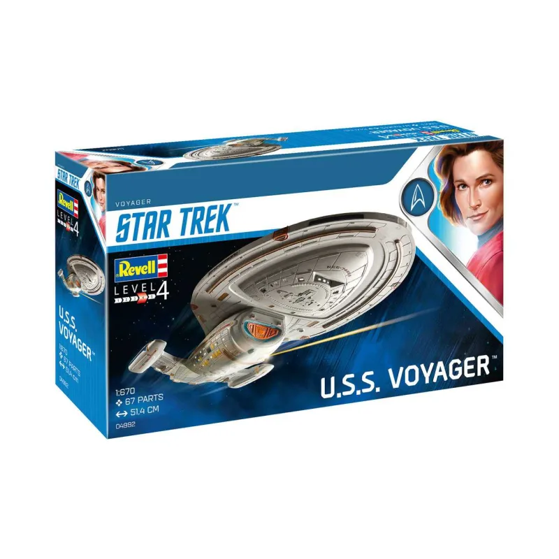Revell Plastic ModelKit Star Trek 04992 - U.S.S. Voyager (1:670)