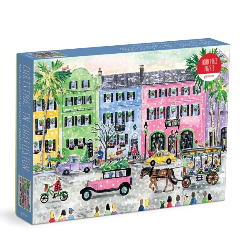 Galison Galison Puzzle Michaela Storrings Vianoce v Charlestone 1000 dielikov