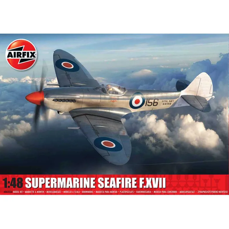 Airfix Classic Kit lietadlo A06102A - Supermarine Seafire F.XVII (1:48)