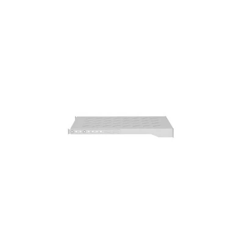 LANBERG POLICE PRO 19" SKRINE 800MM ŠEDÁ (1U/483X500MM NOSNOSŤ DO 25KG, 4BODOVÁ MONTÁŽ) (AK-1005-S)