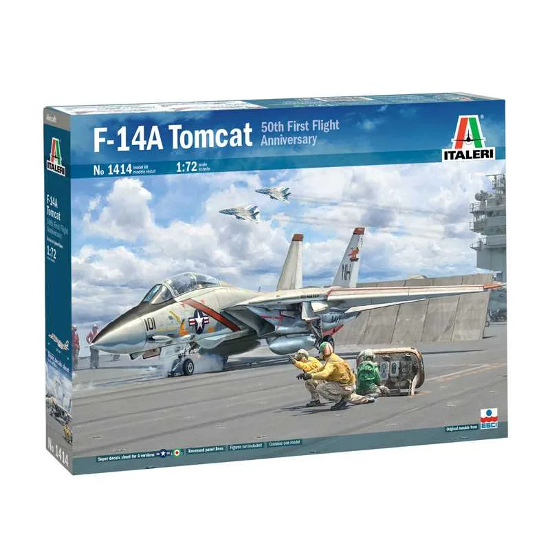 Italeri Model Kit lietadlo 1414 - F-14A Tomcat (1:72)