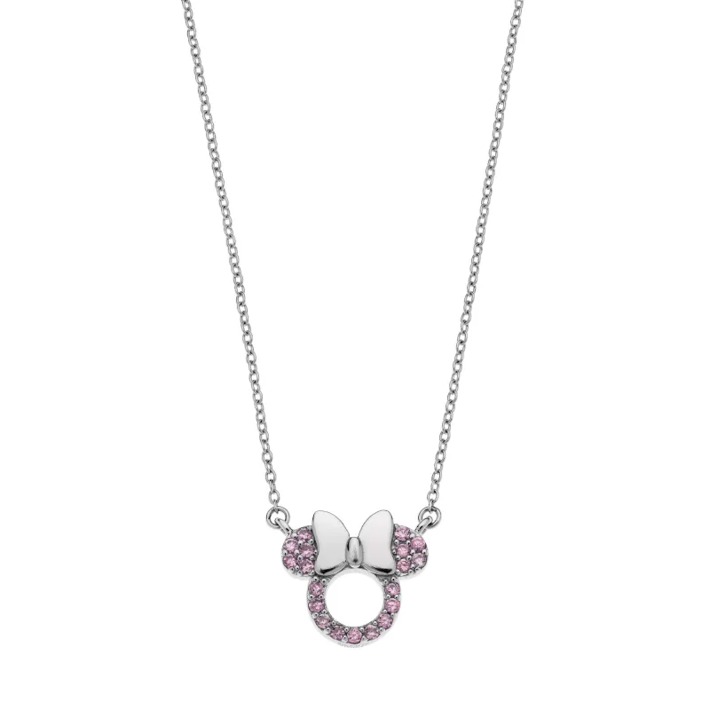 Disney detský náhrdelník Minnie Mouse strieborný NS00048RZPL-157.CS