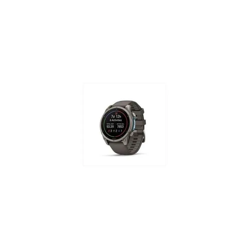 Garmin fenix 9 - 47mm, AMOLED, Sapphire, Titanium, Pebble Gray band (010-04762-01)