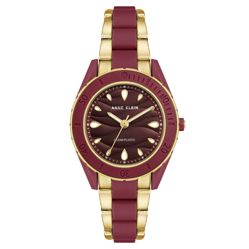 Dámske okrúhle hodinky Anne Klein AK/4032BYGB