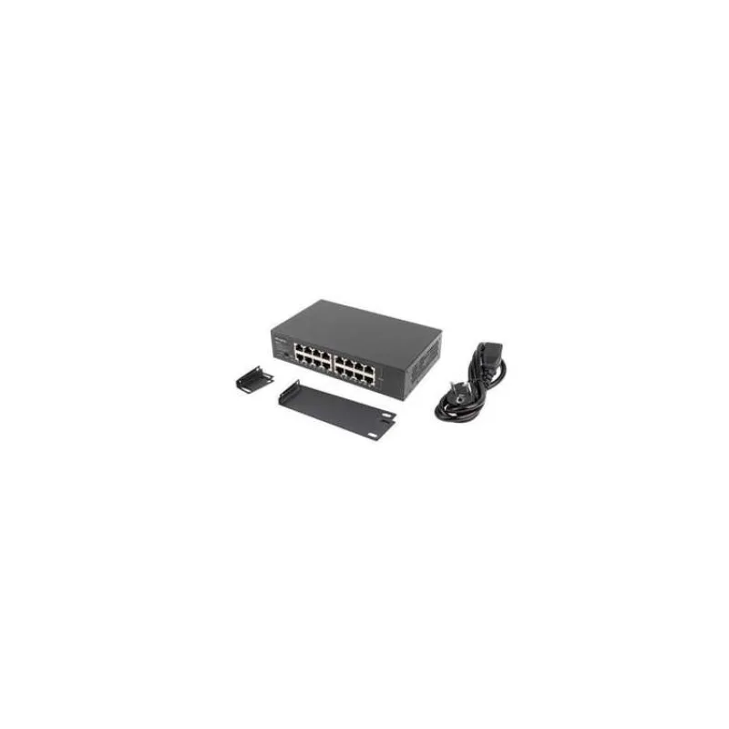 LANBERG PŘEPÍNAČ RSGE-16 16X 1GB GIGABITOVÝ ETHERNET NEŘÍZENÝ RACK 10"/19" (RSGE-16)