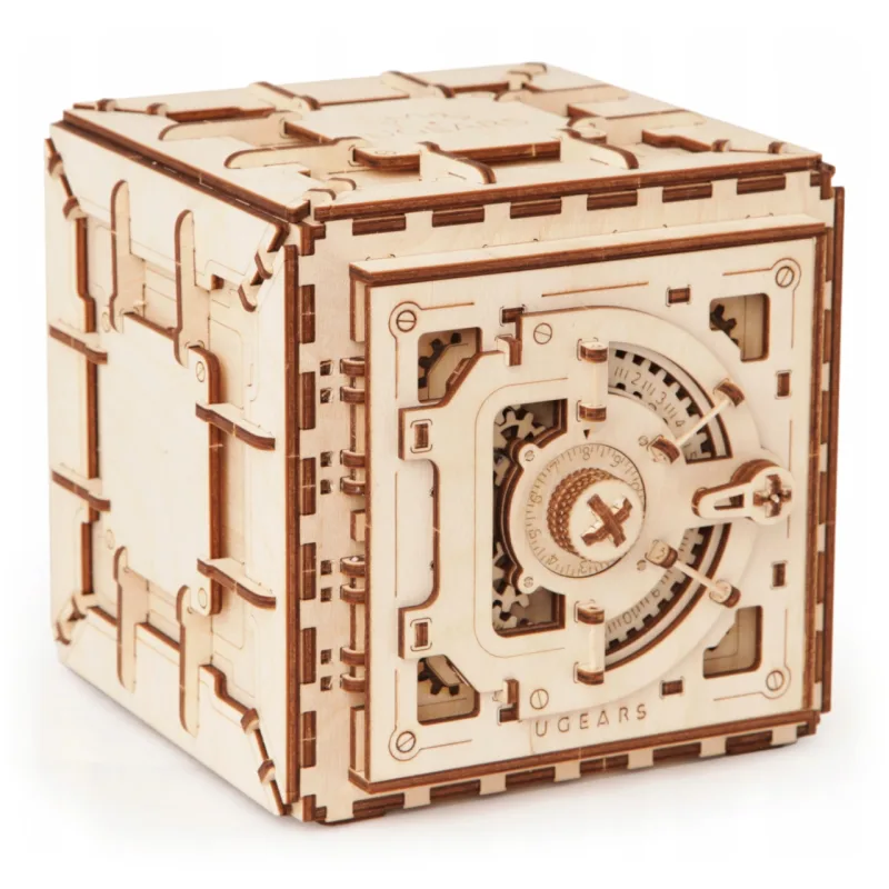 Ugears Ugears 3D drevené mechanické puzzle Trezor